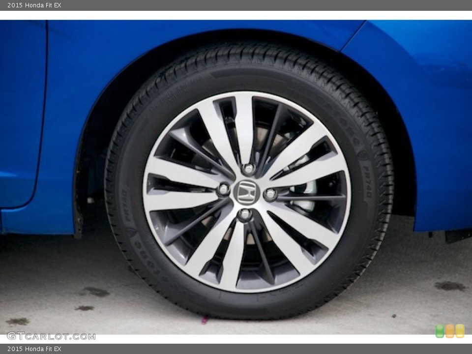 2015 Honda Fit EX Wheel and Tire Photo #99732373