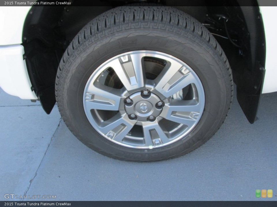 2015 Toyota Tundra Platinum CrewMax Wheel and Tire Photo #99746700
