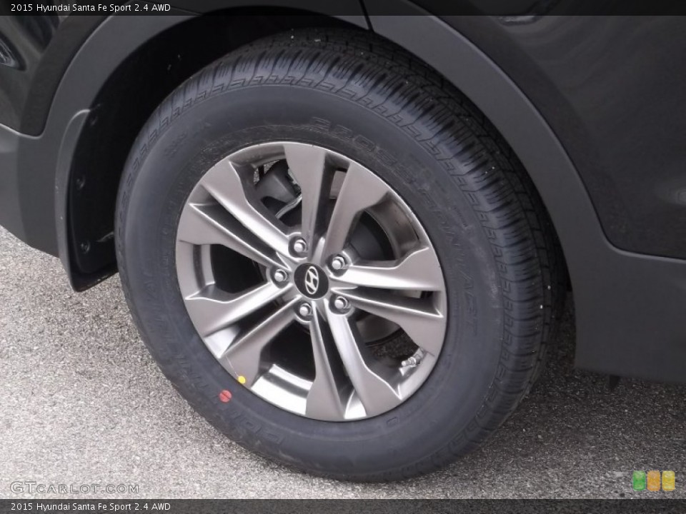 2015 Hyundai Santa Fe Sport 2.4 AWD Wheel and Tire Photo #99763543
