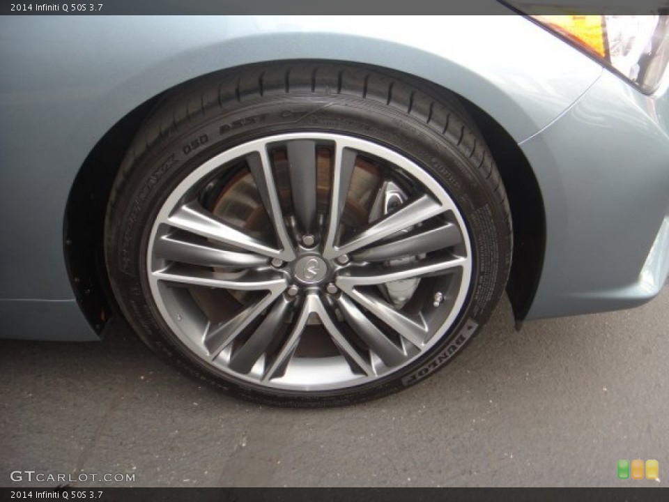 2014 Infiniti Q 50S 3.7 Wheel and Tire Photo #99784202