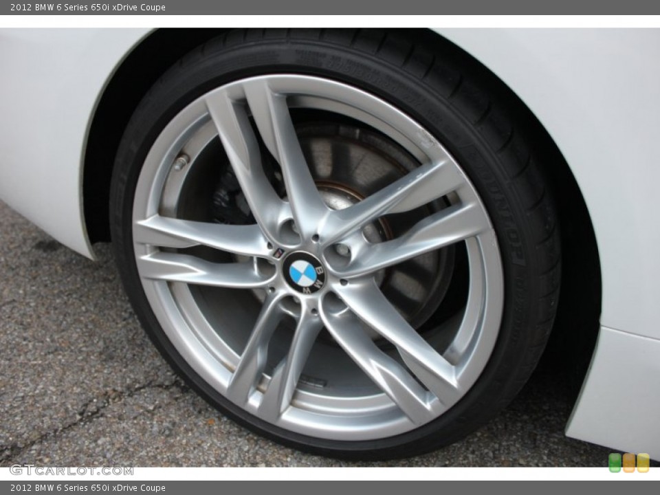 2012 BMW 6 Series 650i xDrive Coupe Wheel and Tire Photo #99819665