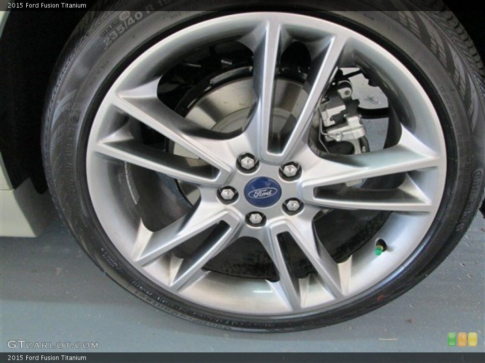 2015 Ford Fusion Titanium Wheel and Tire Photo #99819722