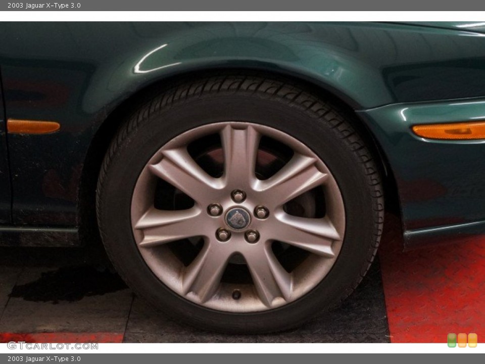 2003 Jaguar X-Type 3.0 Wheel and Tire Photo #99820523