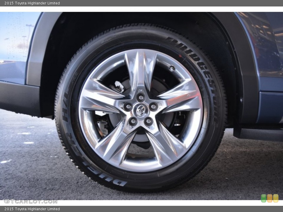 2015 Toyota Highlander Limited Wheel and Tire Photo #99832861