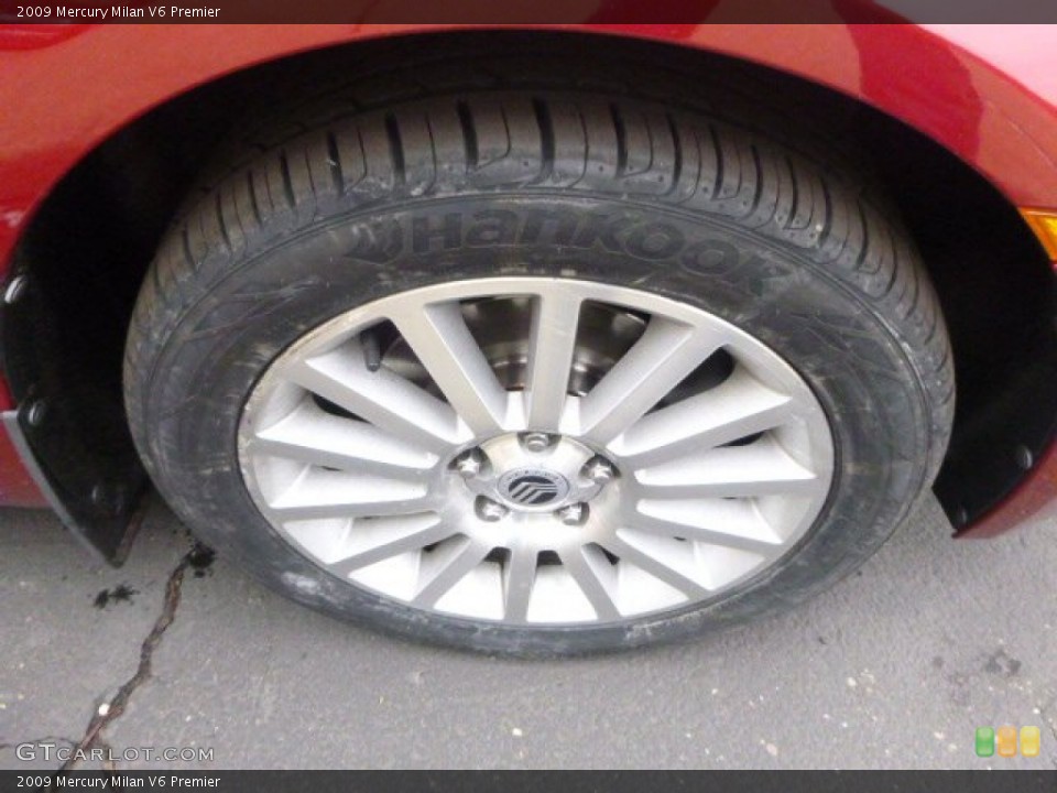 2009 Mercury Milan V6 Premier Wheel and Tire Photo #99837702