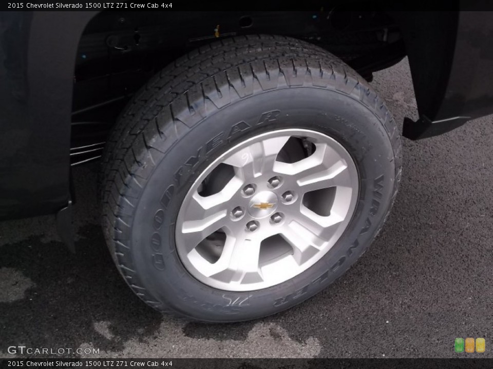 2015 Chevrolet Silverado 1500 LTZ Z71 Crew Cab 4x4 Wheel and Tire Photo #99844065