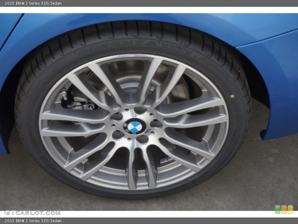 2015 BMW 3 Series 335i Sedan Wheel and Tire Photo #99871134