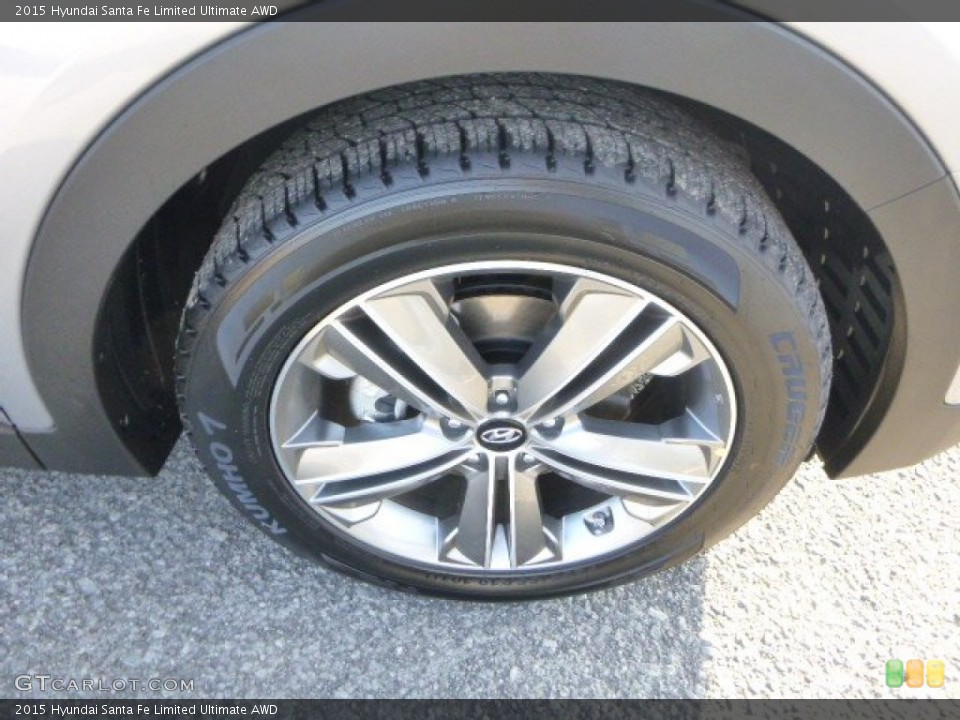 2015 Hyundai Santa Fe Limited Ultimate AWD Wheel and Tire Photo #99911197