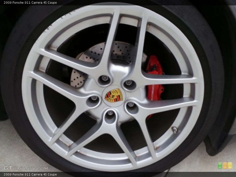 2009 Porsche 911 Carrera 4S Coupe Wheel and Tire Photo #99919744