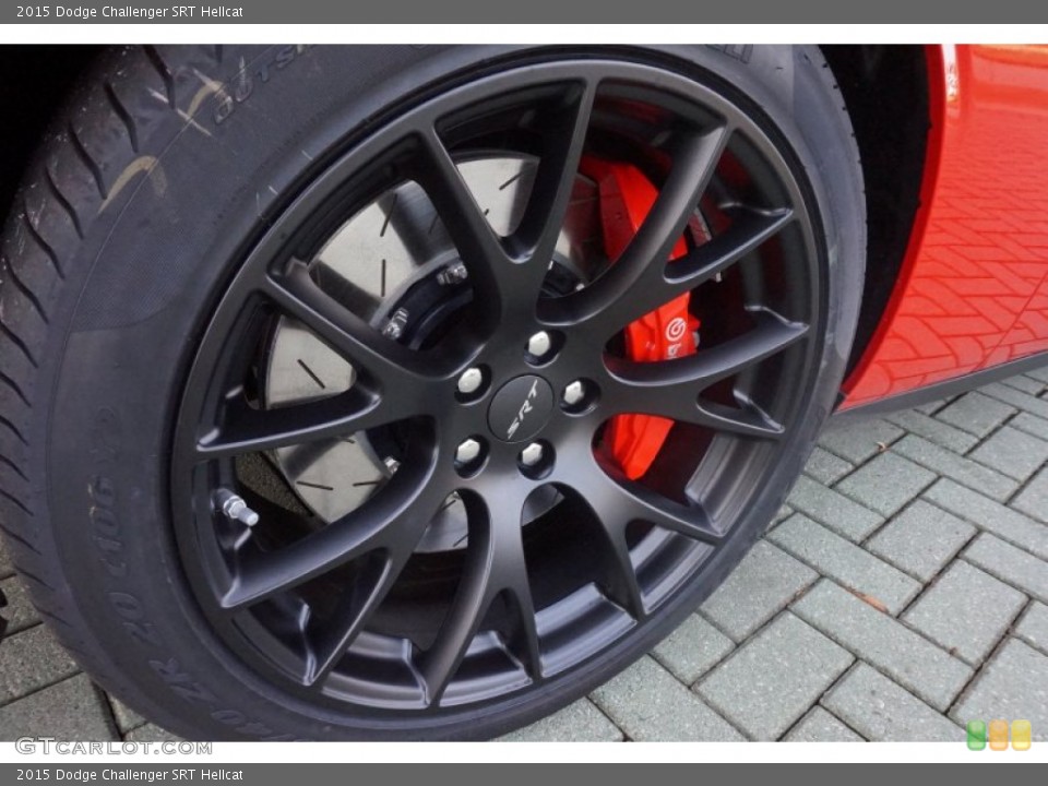 2015 Dodge Challenger SRT Hellcat Wheel and Tire Photo #99932112
