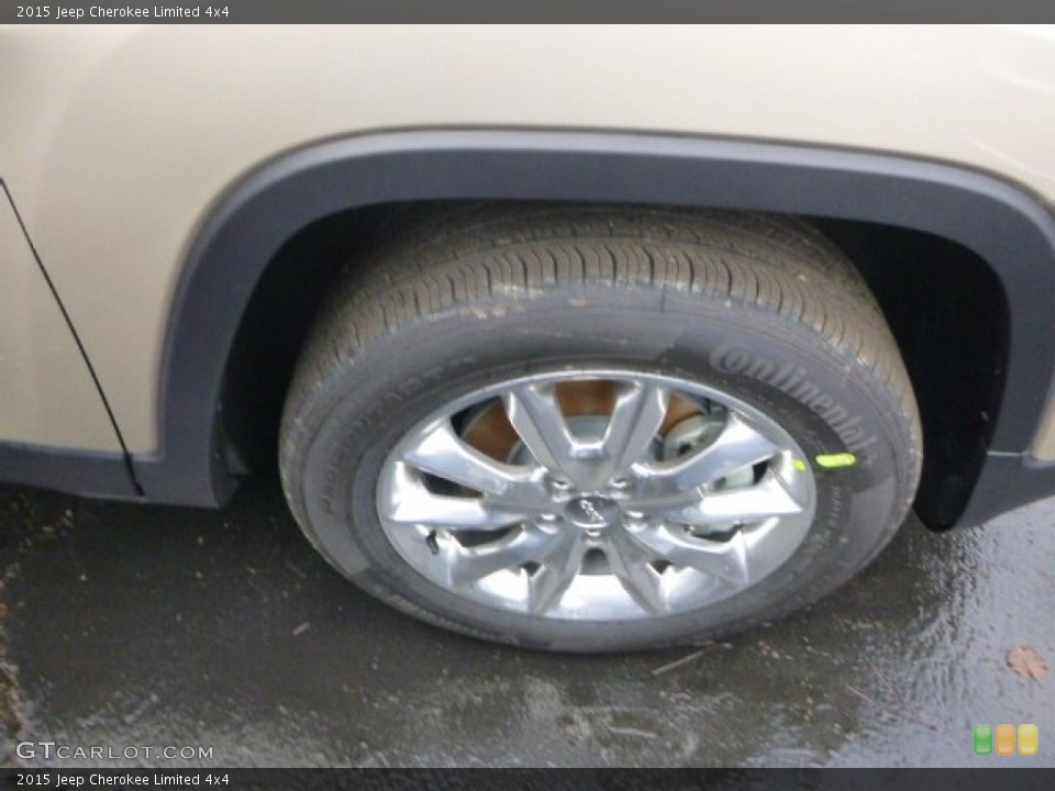 2015 Jeep Cherokee Limited 4x4 Wheel and Tire Photo #99943971