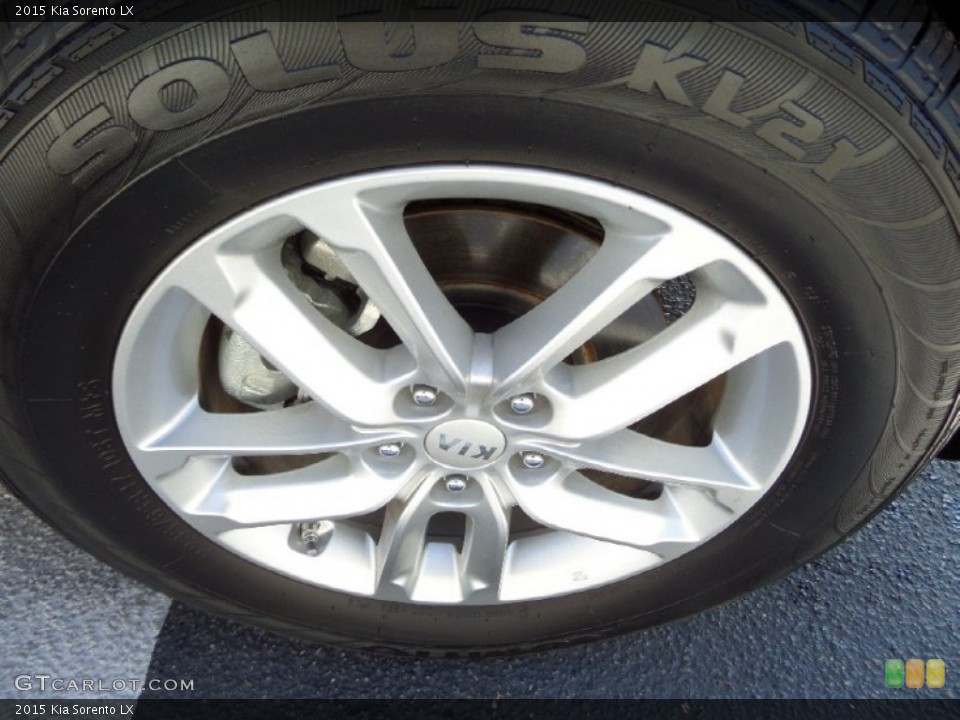 2015 Kia Sorento LX Wheel and Tire Photo #99954507