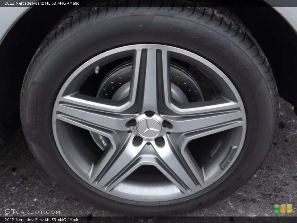 2012 Mercedes-Benz ML 63 AMG 4Matic Wheel and Tire Photo #99962716