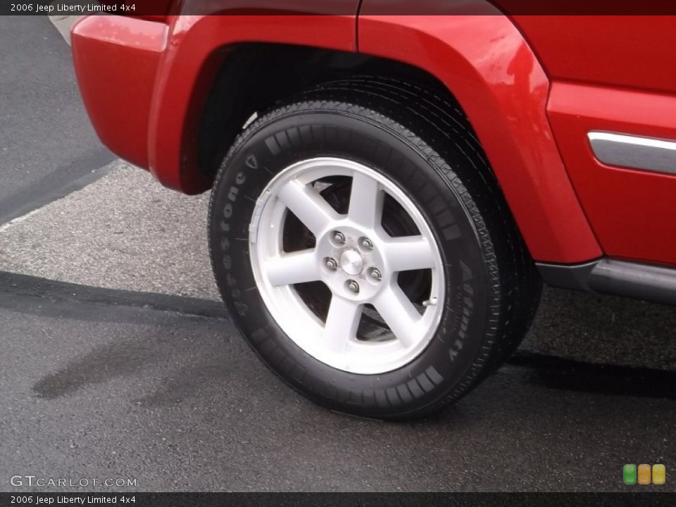 2006 Jeep Liberty Limited 4x4 Wheel and Tire Photo #99971751