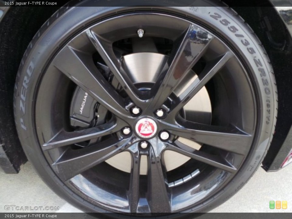 2015 Jaguar F-TYPE R Coupe Wheel and Tire Photo #99974820