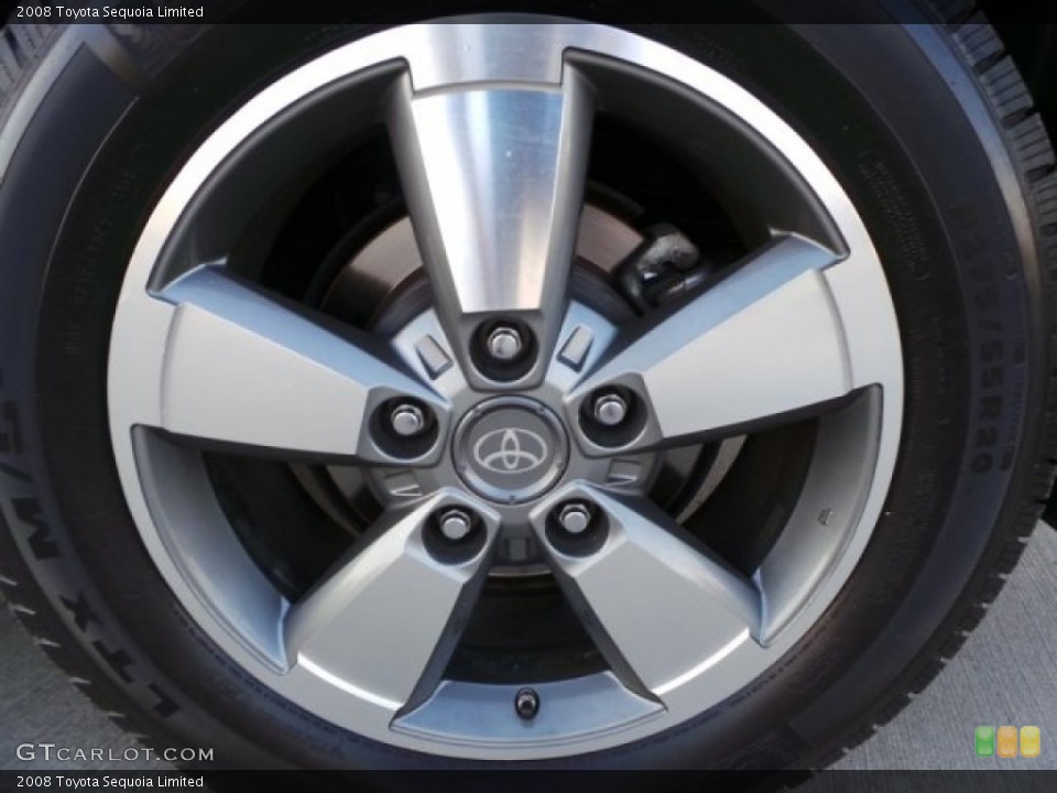2008 Toyota Sequoia Limited Wheel and Tire Photo #99976230