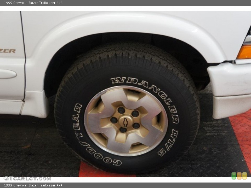 1999 Chevrolet Blazer Trailblazer 4x4 Wheel and Tire Photo #99982269