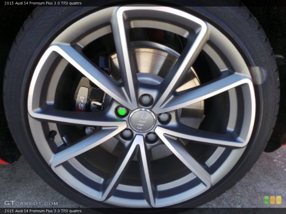 2015 Audi S4 Premium Plus 3.0 TFSI quattro Wheel and Tire Photo #99989938