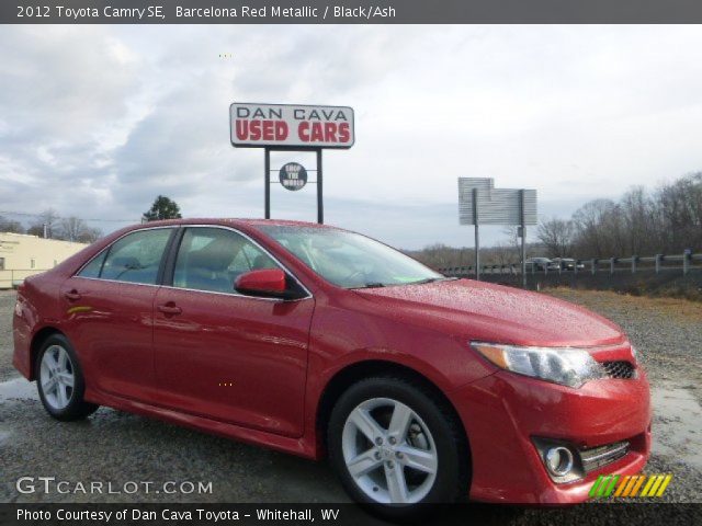2012 Toyota Camry SE in Barcelona Red Metallic