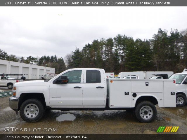 2015 Chevrolet Silverado 3500HD WT Double Cab 4x4 Utility in Summit White