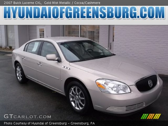 2007 Buick Lucerne CXL in Gold Mist Metallic