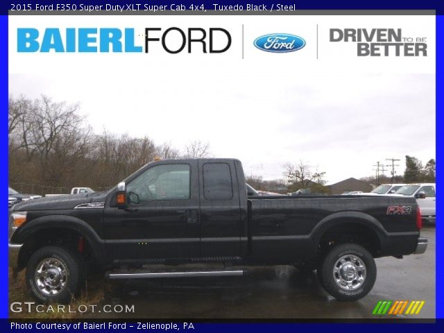 2015 Ford F350 Super Duty XLT Super Cab 4x4 in Tuxedo Black