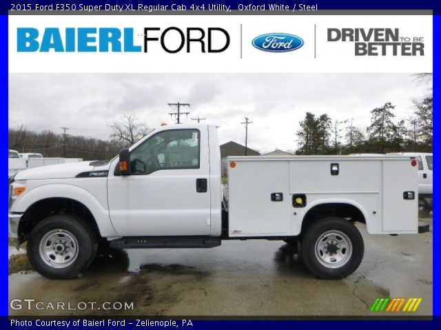 2015 Ford F350 Super Duty XL Regular Cab 4x4 Utility in Oxford White