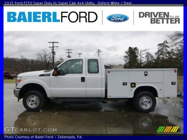2015 Ford F250 Super Duty XL Super Cab 4x4 Utility in Oxford White