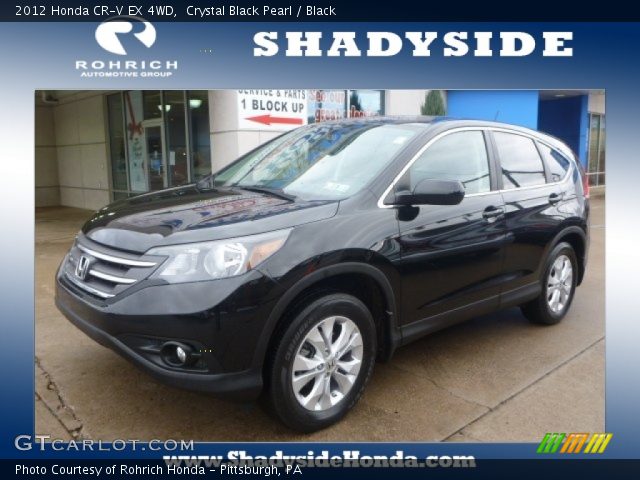 2012 Honda CR-V EX 4WD in Crystal Black Pearl