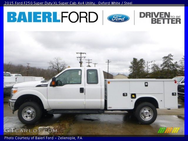 2015 Ford F250 Super Duty XL Super Cab 4x4 Utility in Oxford White