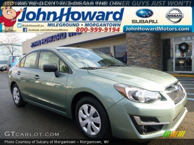 2015 Subaru Impreza 2.0i 4 Door in Jasmine Green Metallic