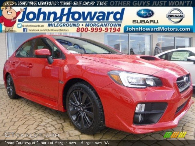 2015 Subaru WRX Limited in Lightning Red