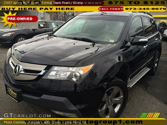 2007 Acura MDX Sport in Formal Black Pearl