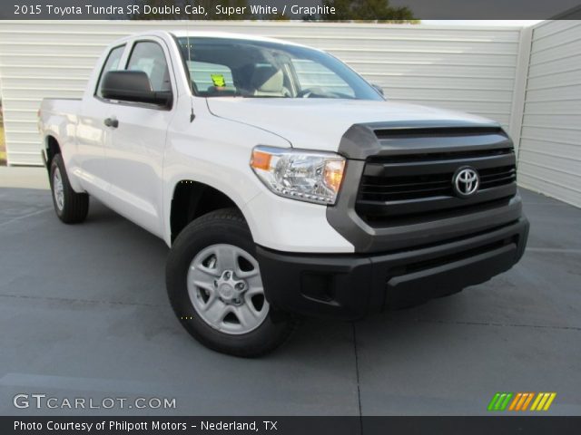 2015 Toyota Tundra SR Double Cab in Super White