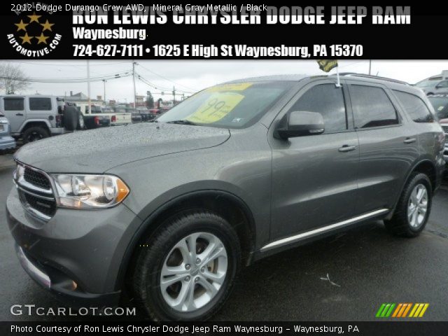 2012 Dodge Durango Crew AWD in Mineral Gray Metallic