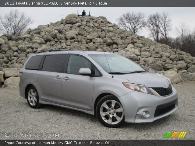 2011 Toyota Sienna XLE AWD in Silver Sky Metallic