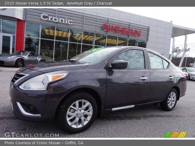 2015 Nissan Versa 1.6 SV Sedan in Amethyst Gray