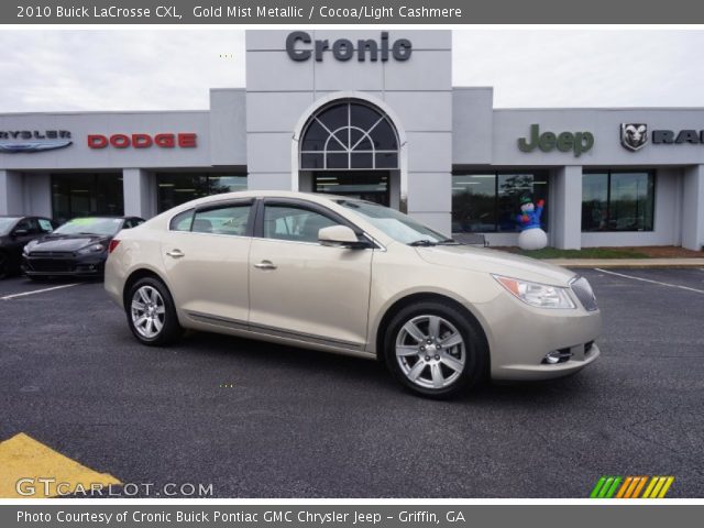 2010 Buick LaCrosse CXL in Gold Mist Metallic