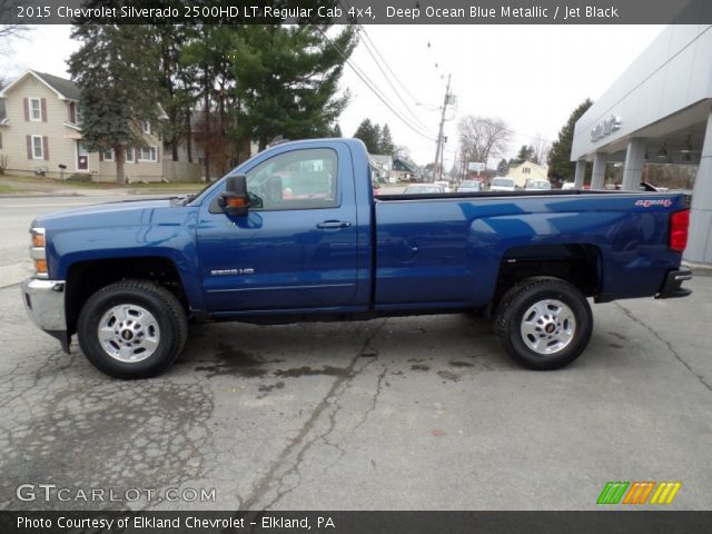 2015 Chevrolet Silverado 2500HD LT Regular Cab 4x4 in Deep Ocean Blue Metallic