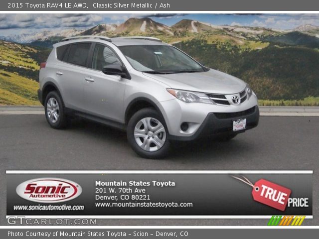 2015 Toyota RAV4 LE AWD in Classic Silver Metallic