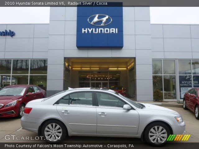 2010 Hyundai Sonata Limited V6 in Radiant Silver
