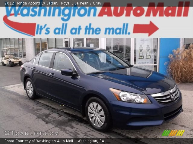 2012 Honda Accord LX Sedan in Royal Blue Pearl