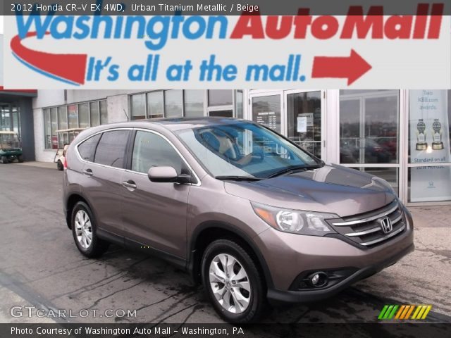 2012 Honda CR-V EX 4WD in Urban Titanium Metallic