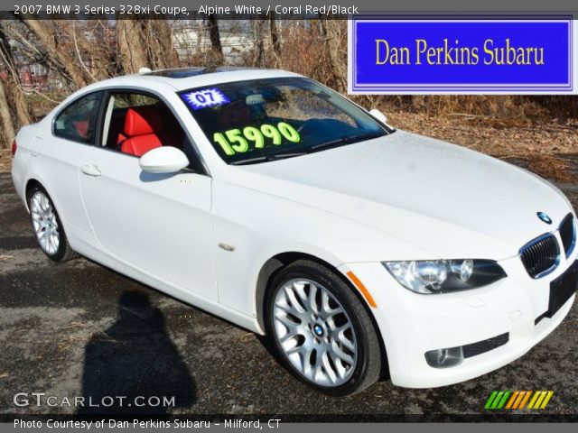2007 BMW 3 Series 328xi Coupe in Alpine White