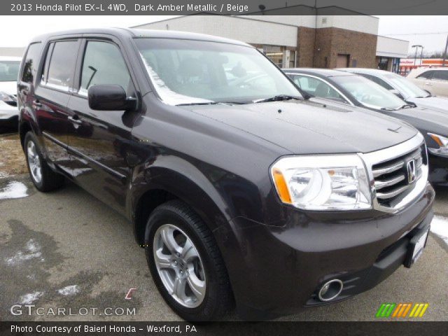 2013 Honda Pilot EX-L 4WD in Dark Amber Metallic