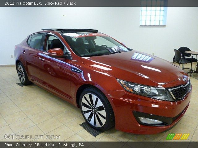 2012 Kia Optima SX in Spicy Red