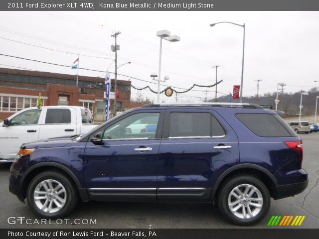 2011 Ford Explorer XLT 4WD in Kona Blue Metallic