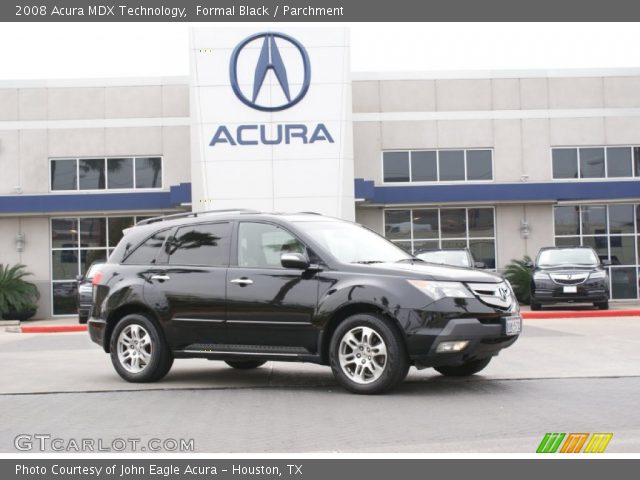 2008 Acura MDX Technology in Formal Black