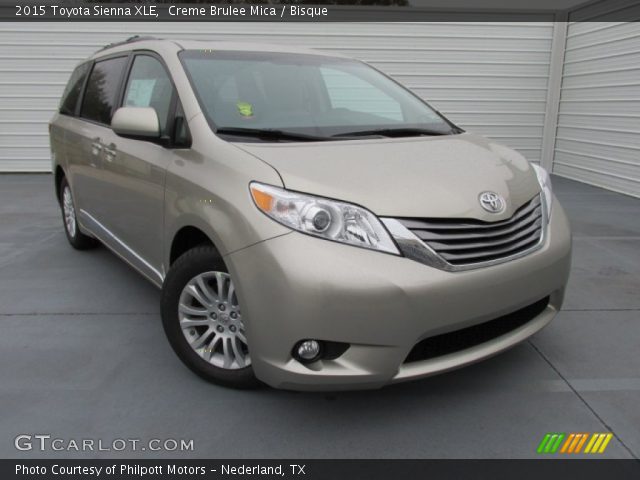 2015 Toyota Sienna XLE in Creme Brulee Mica