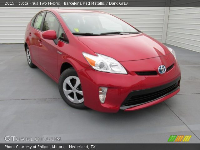 2015 Toyota Prius Two Hybrid in Barcelona Red Metallic